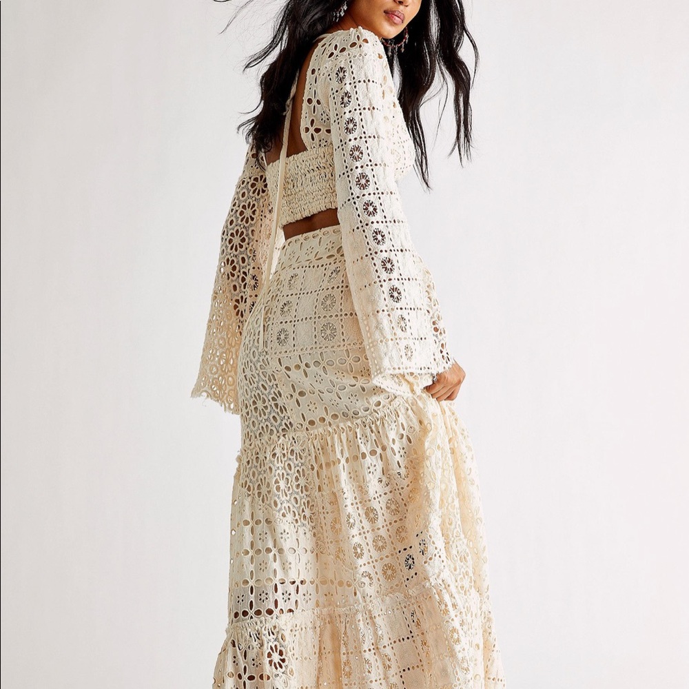 Free People Yesenia Set in Ivory